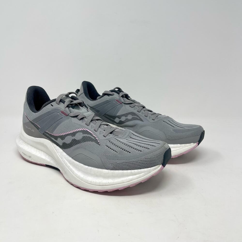 Saucony Tempus Stability Running Shoes Womens 10.5 Gray Alloy Quartz S10720-15
